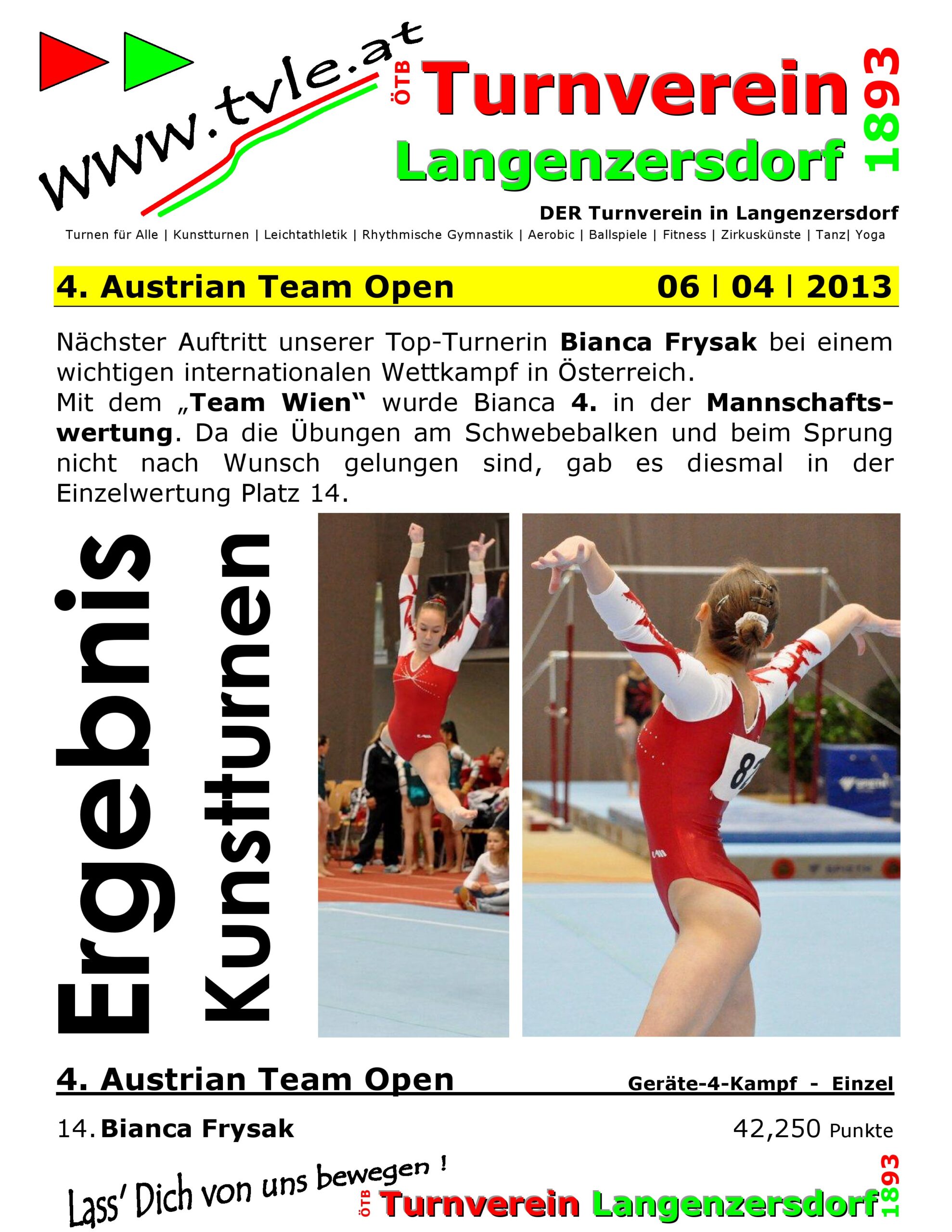 austrian team open